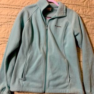 Teal Columbia fleece jacket